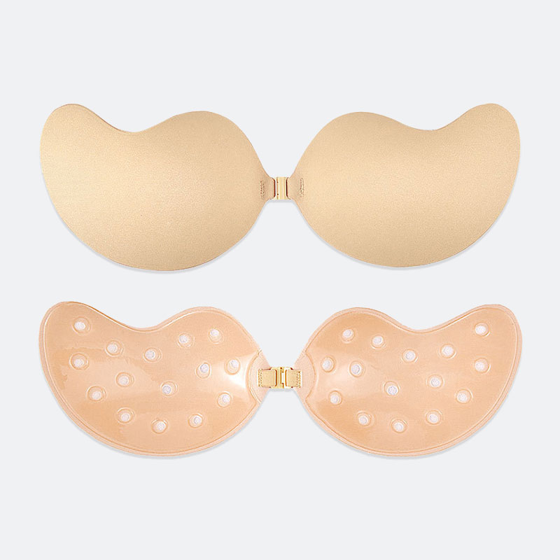 Wing & Mango Shaped Adhesive Gathering Bra, Invisible Bra 