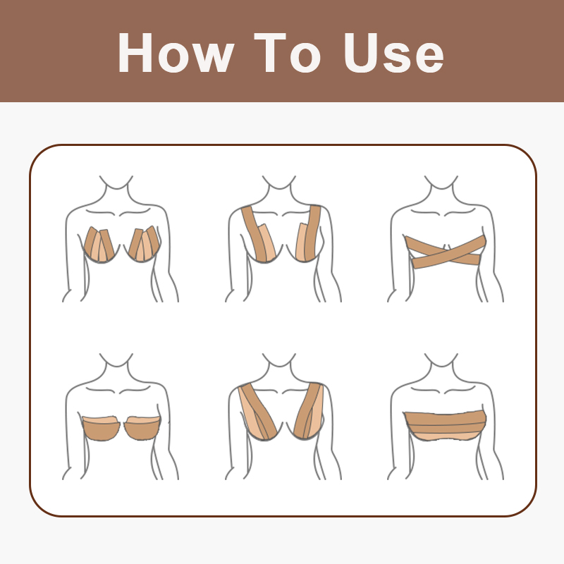 Strip Shape Breast Lift Tape 